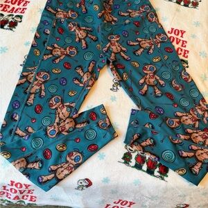 Constantly Varied Gear Teal Voodoo Doll Leggings